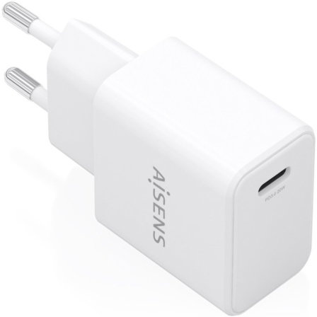 Aisens Cargador GaN USB-C 20W Blanco